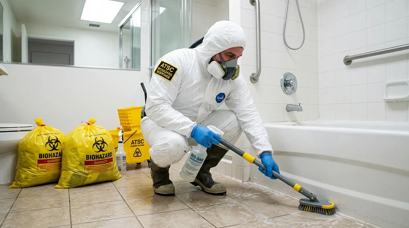 Decontamination equipment deployed for Blood Cleanup in Lynbrook